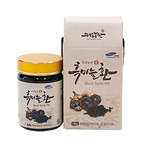 [UISEONG FARM] 黒にんにくサプリ錠剤180g低温濃縮法原産地：韓国 의성농산 흑마늘환