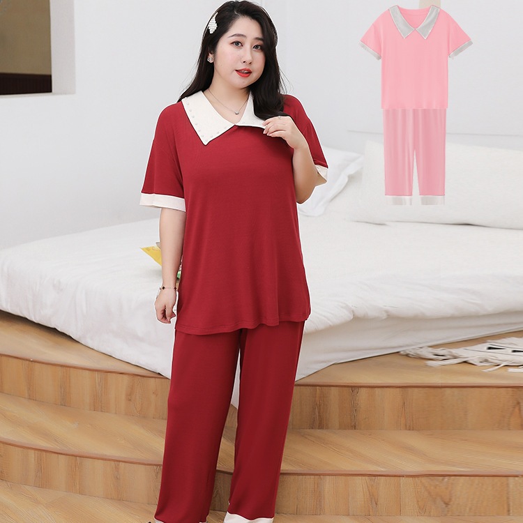 春夏パジャマ 上下セット レディース ルームウェア 長袖 部屋着 寝間着 大きいサイズ 冷感 5L 5,057円