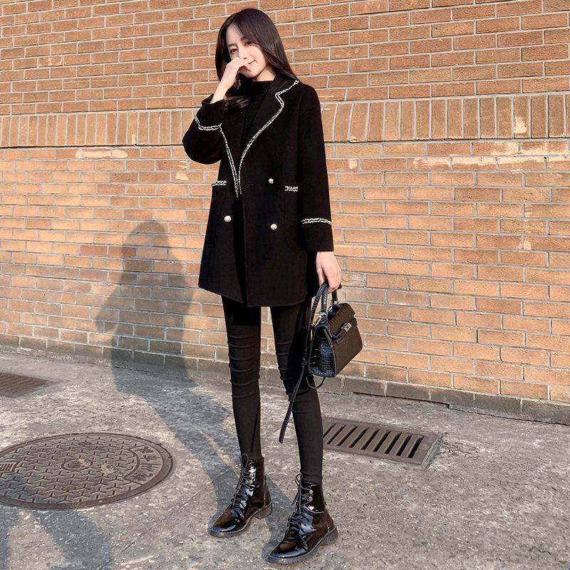 アウター コート ミドル丈 長袖 スーツ襟 スリム ストレート ポケット ボタン 個性的 レディース 大きいサイズ L XL 2XLかわいい きれいめ シンプル 上品 お洒落 かっこいい キュート ガ
