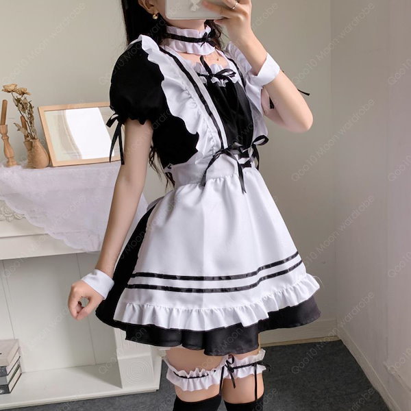 Qoo10] ハロウィン コスプレ メイド服 メイド