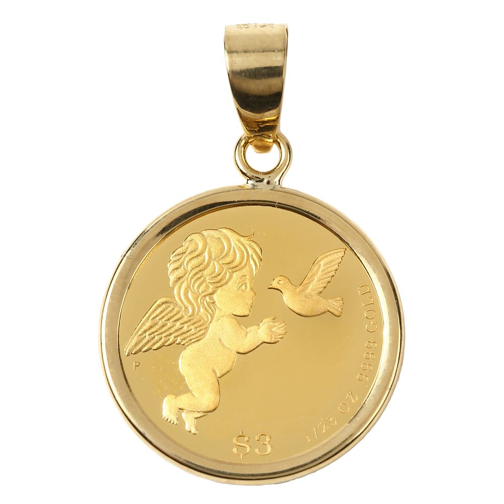 K18 エンジェルトップ 1.6g K18 エンジェルコイントップ 1.6g エンジェル 天使の羽 コイン