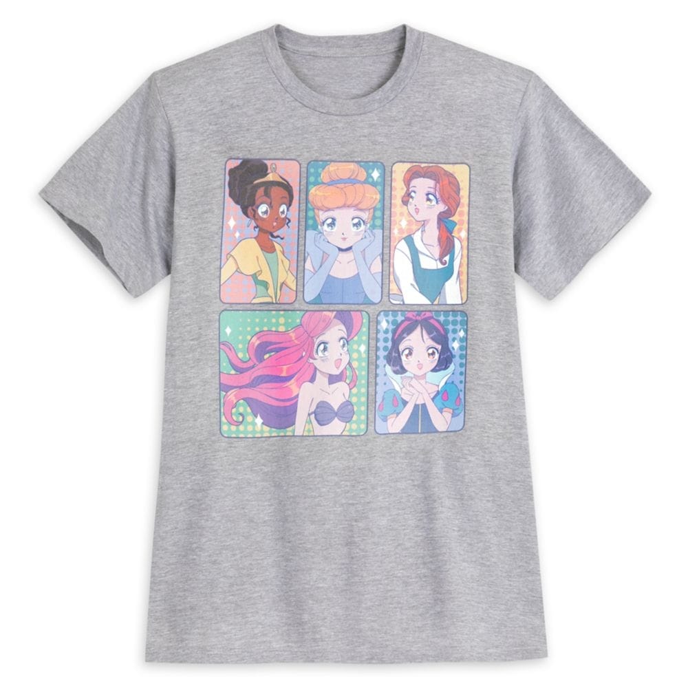 ディズニーディズニープリンセスアニメTシャツ大人用