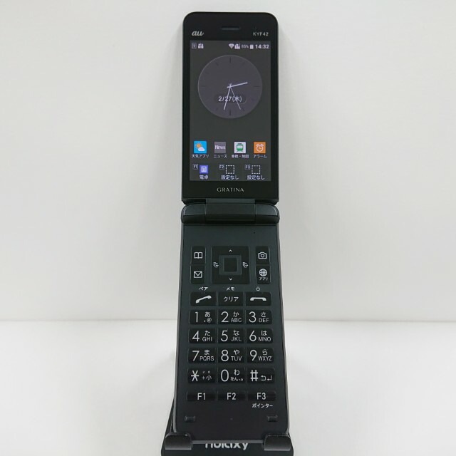 GRATINA KYF42 au ブラック 送料無料 本体 c10192 【中古】