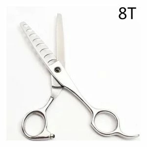 季節限定ZT 【8目 セニング シザー 正刃 カット率(スキ率)50%】鋏 美容院 スキバサミ ヘアー 美容師 理容師 散髪 プロ用 ペット トリマー hmm077ZT