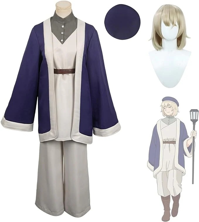 ] ダンジョン飯 ファリン コスプレ衣装 /ウィッグ付き コスプレ衣装 撮影用 ユニフォーム 舞台演出服 クリスマス仮装