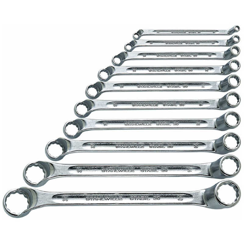 STAHLWILLE　10本組 75オフセット メガネレンチセット　20/10
