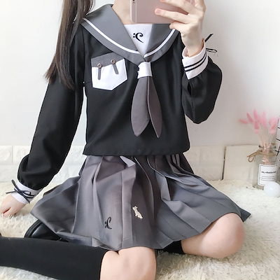 Qoo10] jk制服スカート日本系セーラー服学園風制