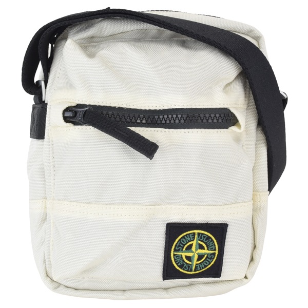 STONE ISLAND ストーンアイランド RESIN TREATED CORDURA 1500 コンパスロゴ パッチ ミニショルダーバッグ/K2S15 9200011 S0075 V0093