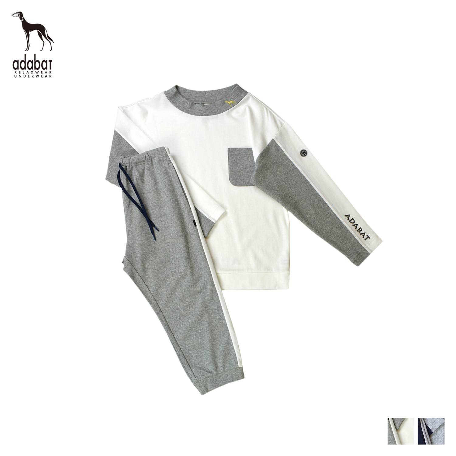 ルームウェア 部屋着 パジャマ セットアップ ナイトウェア 長袖 モックネック ニット レディース 0214-85