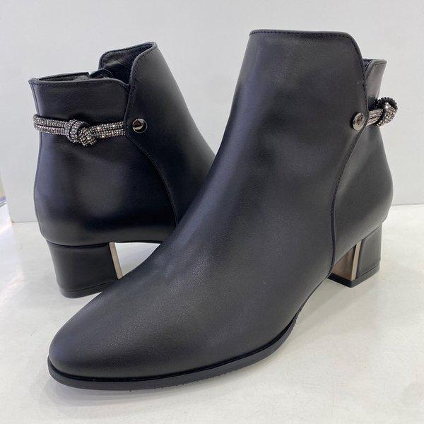 女性用快適バックルアンクルブーツ PFDWSB87IBK HSYH2A GN