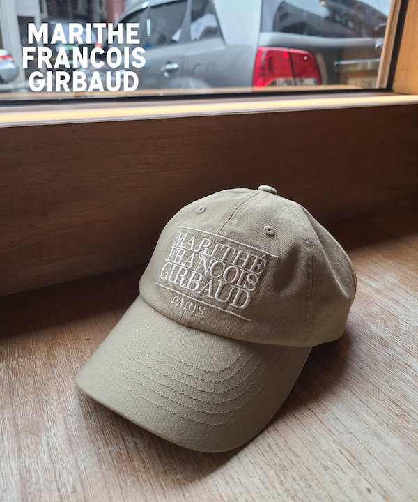 MARITHE☆大人気 CLASSIC LOGO CAP (BLACK/NAVY/BEIGE) (Marithe
