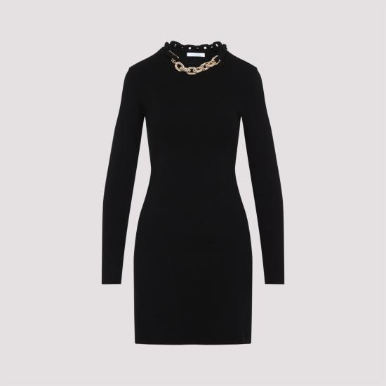 PACO RABANNE Women Short Skirts 25PMRO066ML0308 P001 BLACK