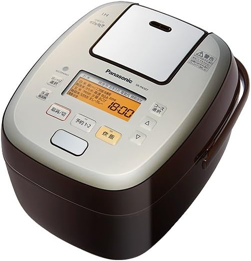 【動作確認済】【中古】内釜キズ多し・本体のみ パナソニック 5.5合炊き 圧力IH炊飯器 可変圧力おどり炊き ブラウン SR-PA107-T 2018年製