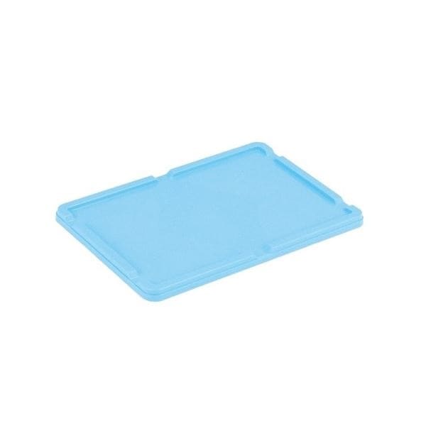 20個セット 業務用コンテナボックス/食品用コンテナー フタのみ単品 NF-M17M34用蓋 ブルー 材質：PP