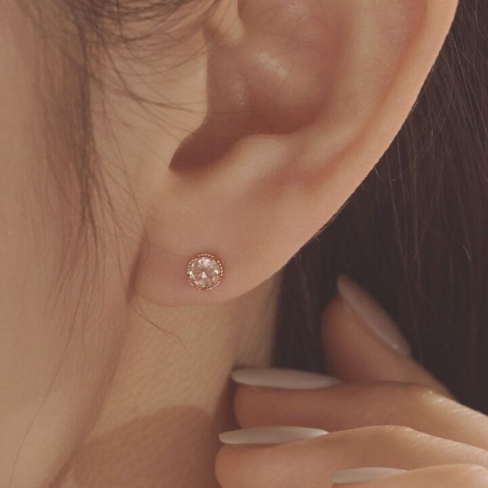 芸能人の着用14kプロミスの耳飾り/韓国の人気ブランド 韓国正規品 韓国の人気商品 韓国ファッション 韓国ジュエリー デイリーアクセサリー SNSで人気 韓国ファッション 韓国