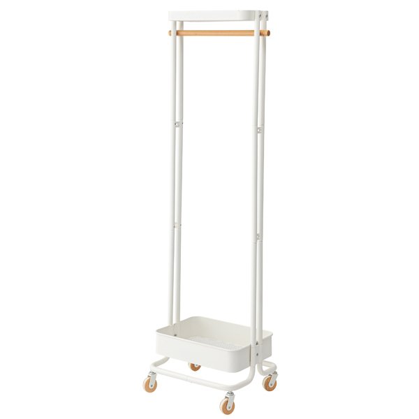 送料無料 ナチュラル デザイン ハンガーワゴン Sylph キャスター付き ラック 東谷 クローゼッ