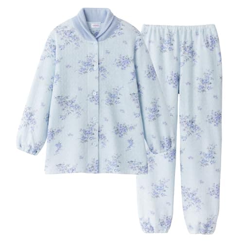 [グンゼ] パジャマ 襟元あったか長袖長パンツ（袖・足口ゴム通し穴付） ソフトキルト レディース ｻﾂｸｽ_TG4244 5,253円