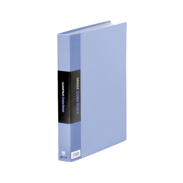(まとめ) キングジム カラーベーストリプル A4タテ 60ポケット 背幅35mm 青 132-3C 1冊 (×5セット)