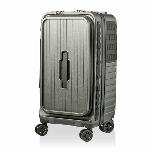 [シフレ] キャンピングキャリー スーツケース 40L 4.1kg HPL2268 Sカーキ