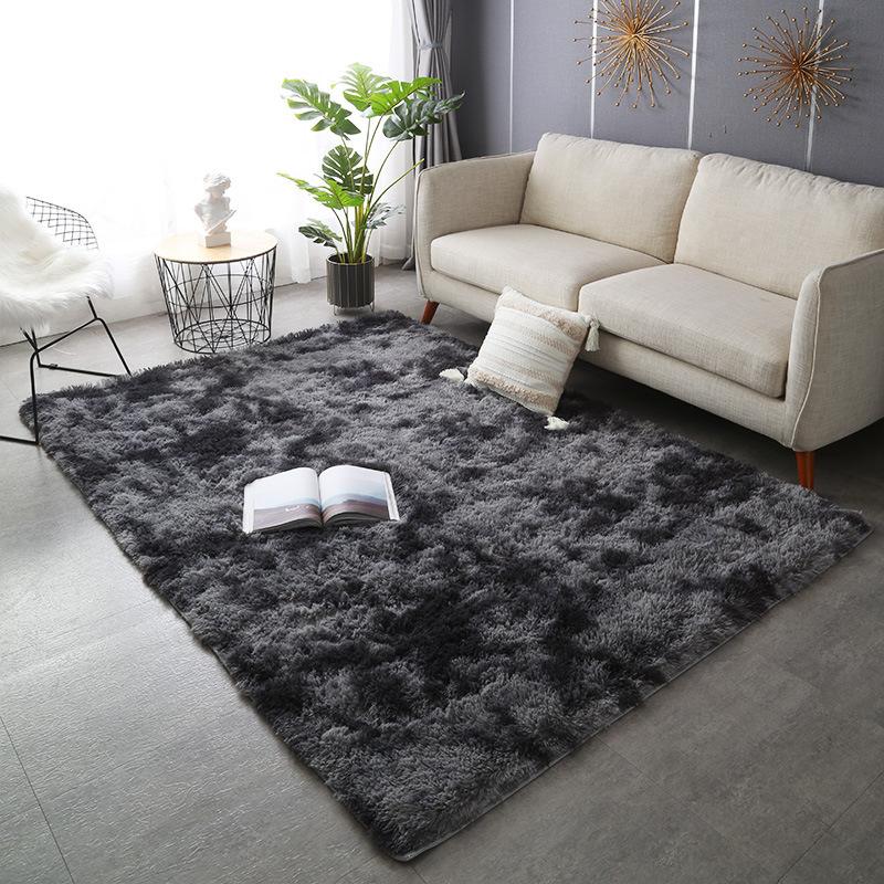 5色 洗える 畳 柔らかくてすべすべしている ラグマット 160*200CM 200×250cm カーペット リビング グラデーション色 絨毯 北欧 長い毛羽 じゅうたん 長方形