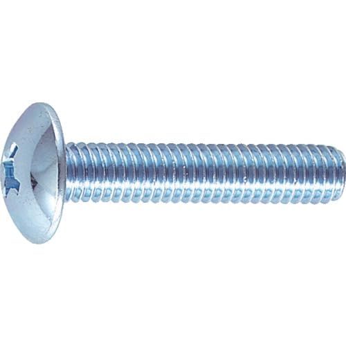 トラスコ中山(TRUSCO) トラス頭小ねじ ユニクロ 全ネジ B040405 M4×5 140本入 x 10パック x 【ケース販売】