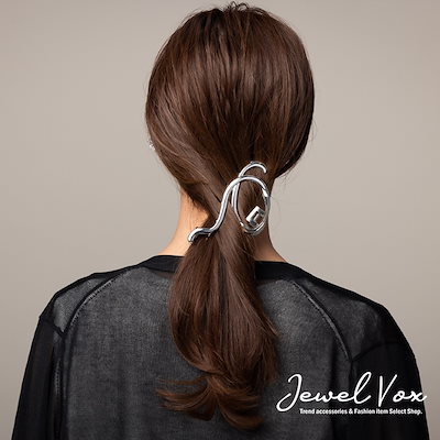 ヘアクリップ シルバー ゴールド 大人 ヘアアクセ ...のサムネイル