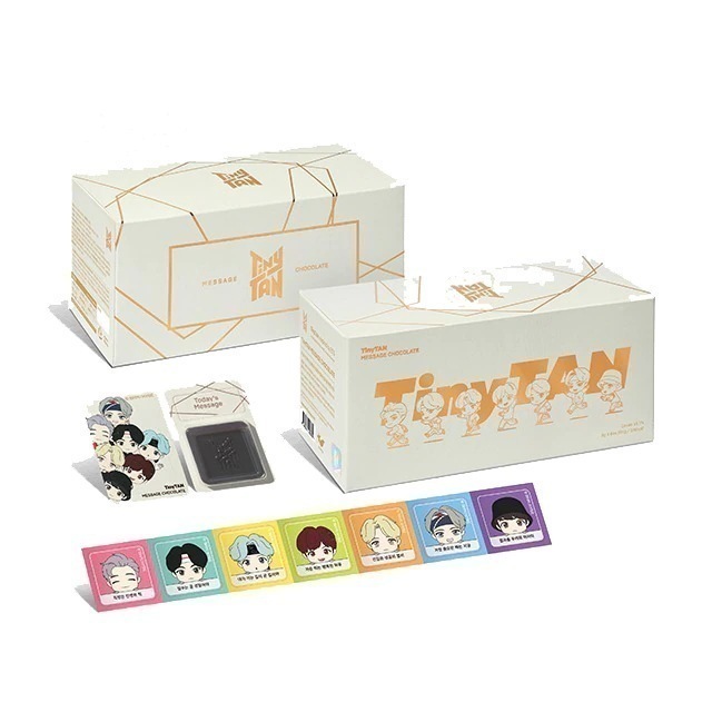 BTS 防弾少年団 TinyTANメッセージ チョコレートver.1_White