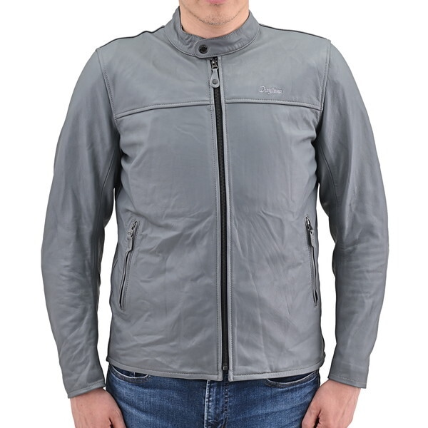 D47940 レザー ジャケット 春秋 ユニバーサルレザージャケット DJ-019 グレー Mサイズ