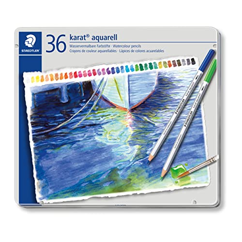 ステッドラー(STAEDTLER) 色鉛筆 36色 水彩色鉛筆 カラトアクェレル 125 M36