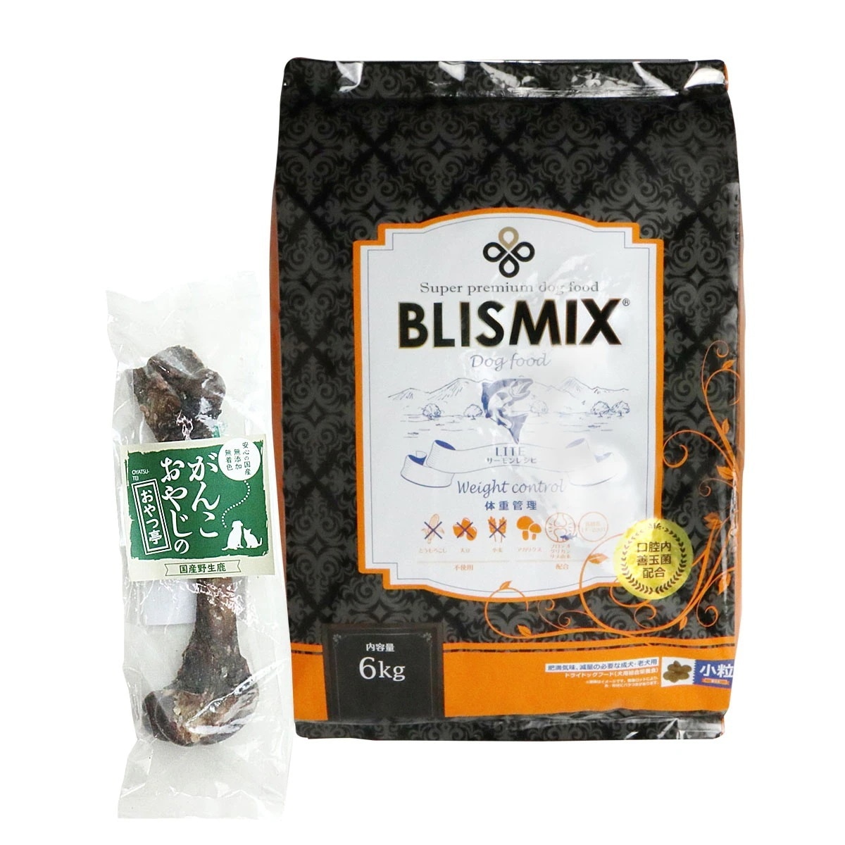 ドッグフード ライトウエイトコントロール 小粒 6kg 【国産鹿レッグボーン 1本入り付き】