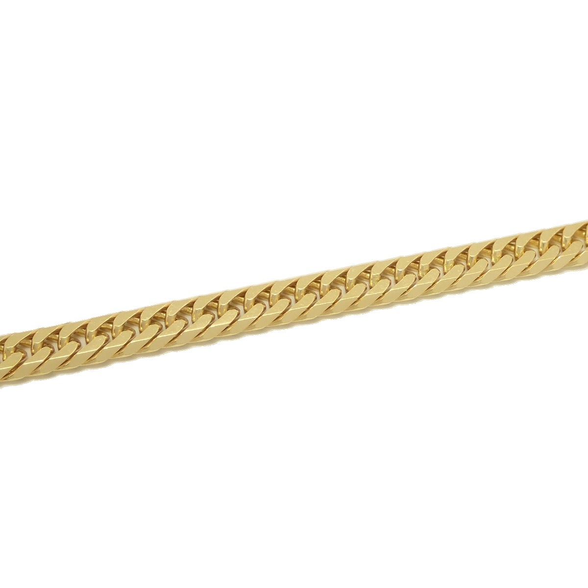 キヘイ ネックレス K18 18金 ゴールド 30.2g 50.0cm YG 6面W ダブル 日本造幣局検定マーク入り 30g 前