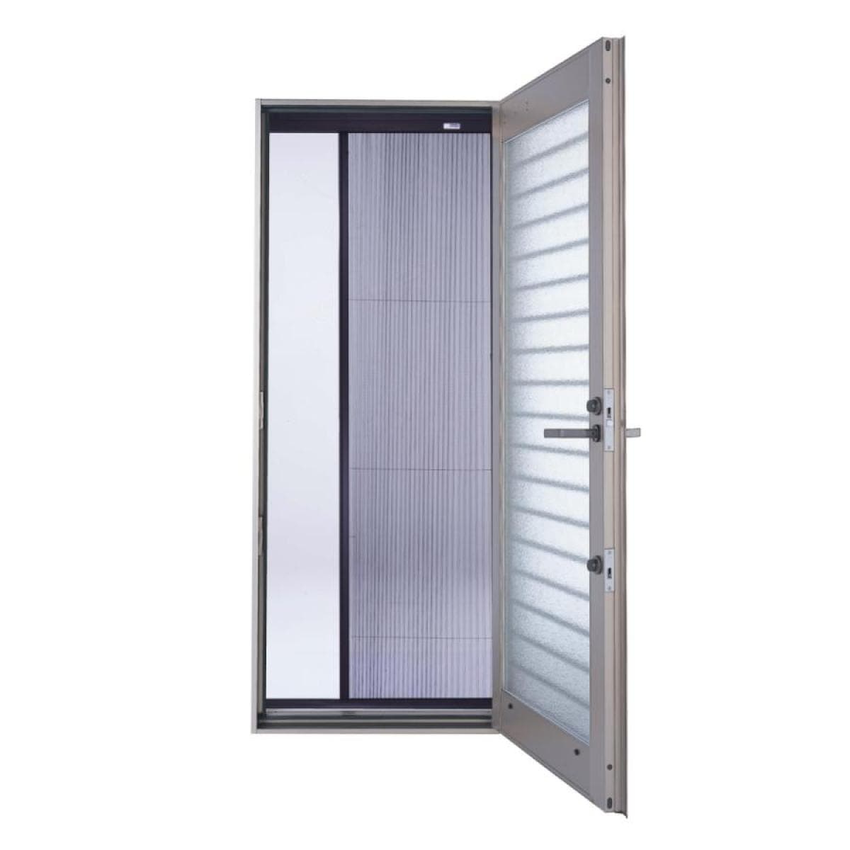 セイキ販売 SEIKI オレジョーズII ドア用アコーデオン網戸 HAT‐204 高さ187～204cm 幅50～86cm 玄関網戸 ドア網戸 DIY 節電