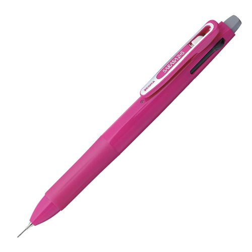ゼブラ 多機能ペン 2色+シャープ サラサ2+SB ピンク 10本 B-SJ2-P