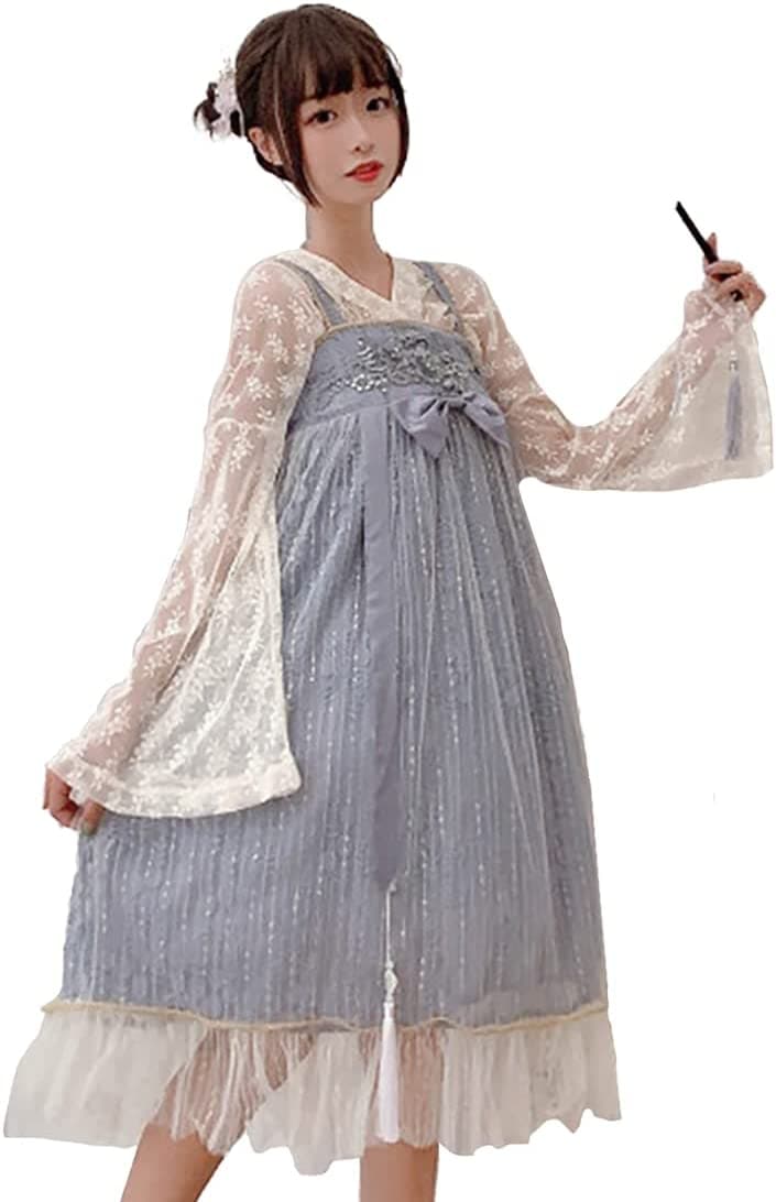 ロリータ 韓服 ブラウス 華ロリ ワンピース レース ブラウス女の子だけ