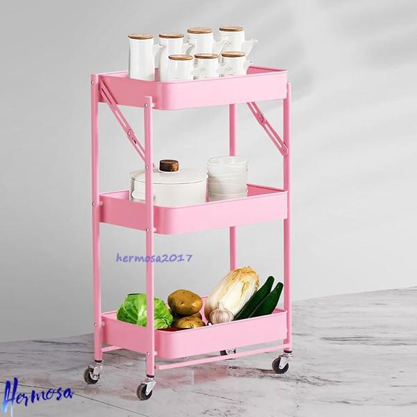 今日のイベント 新商品20%オフ キッチンワゴン キャスター付き スリム キャスター付き キッチン 収納 カラー4 北欧 キッチンラック おしゃれ バスケット ワゴン 台所3枚購入で200円OFF
