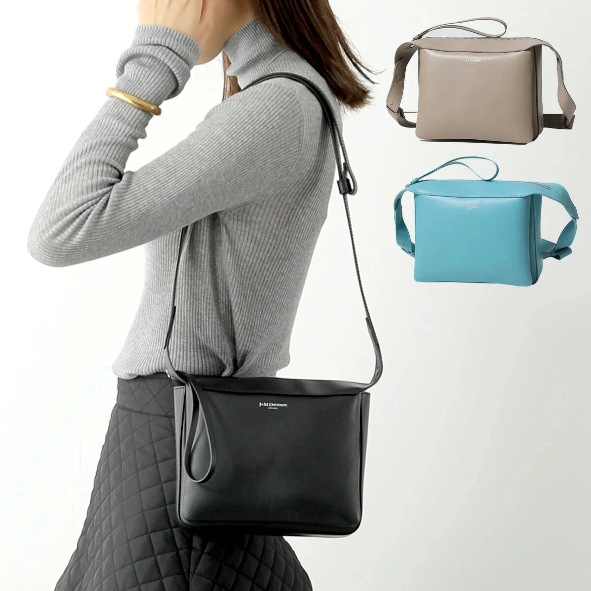 J&M DAVIDSON コレット COLLETTO LCLB-0XX-SCXX レディース ショルダーバッグ レザー クロスボディ 鞄 カラー3色