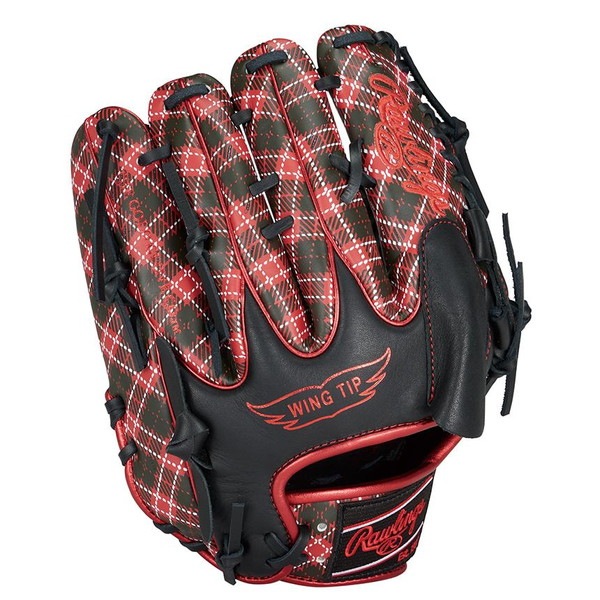 Rawlings ローリングス 軟式 HYPER TECH GRAPHIC -Tartan Check- 投手用 サイズ 11.75 GR4FHTGA15W-B グラブ グローブ 一般 野球
