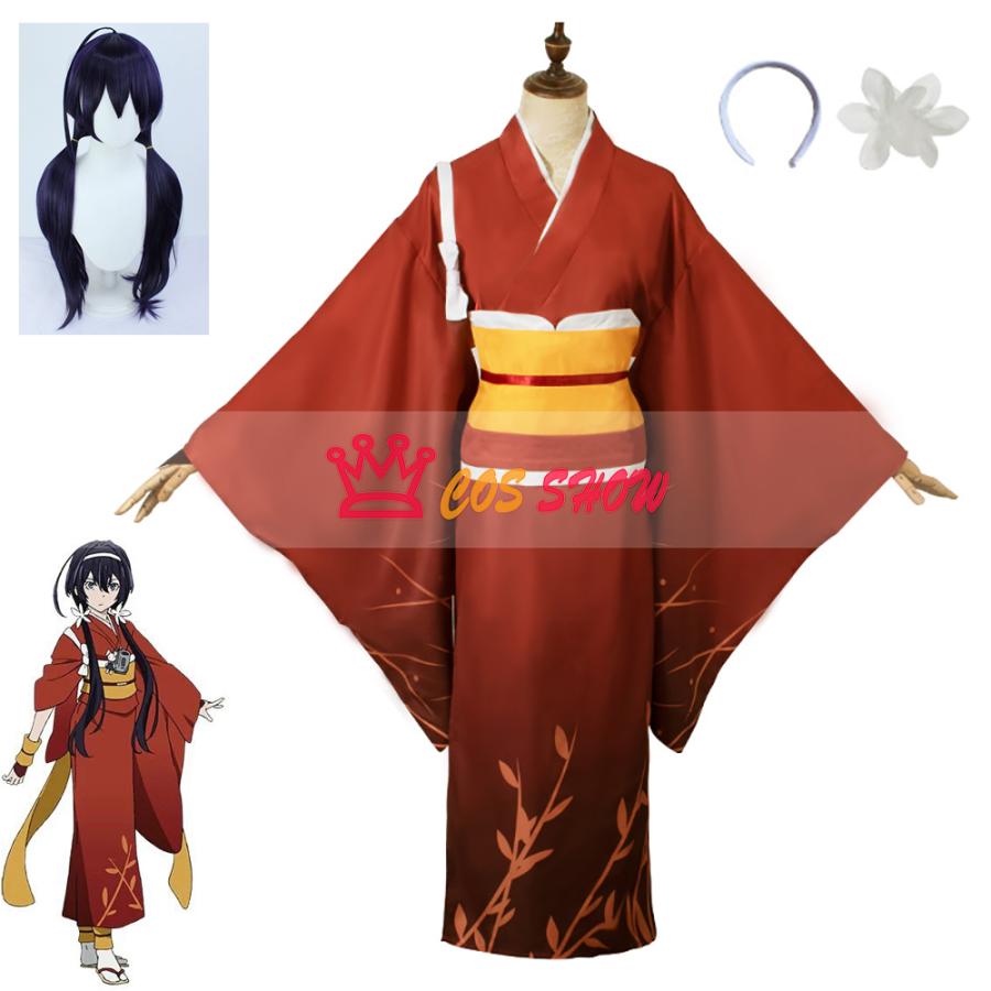 人気商品N0.1 文豪ストレイドッグス 泉鏡花 いずみきょうか コスプレ衣装 和服 着物 ウィッグ能 cosplay 仮装 イベント ステージ服 学園祭 ハロウィン クリスマス