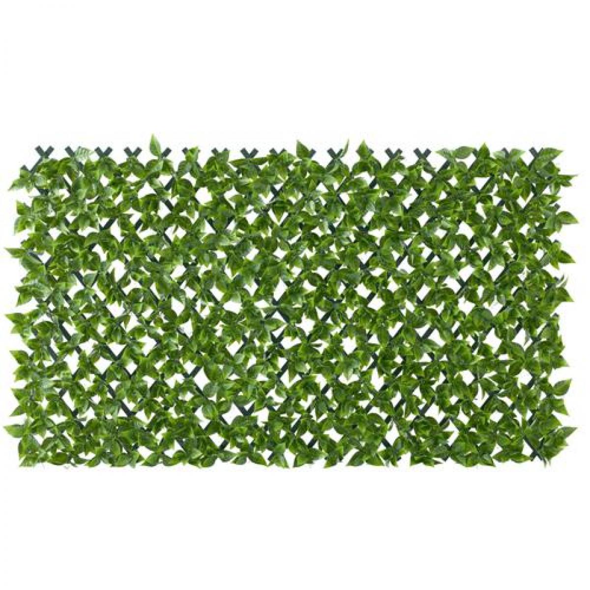 アイリスオーヤマ DECO GREEN 伸縮フェンス GF-180LG ライトグリーン 120×45cm～30×255cm フェイクグリーン 目隠し 庭 ベランダ