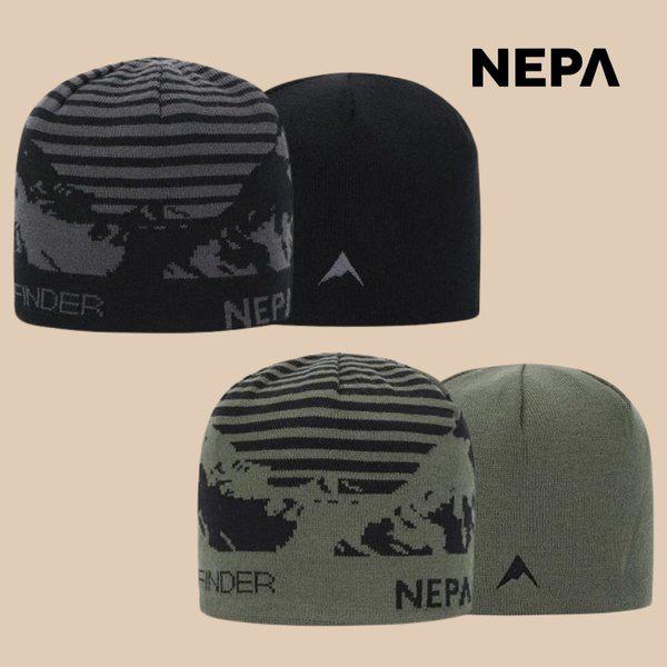 男性女性リバーシブル登山ビーニーハイキングトレッキング両面帽子7LF7409