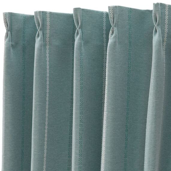 【ニトリ】NITORI 遮光2級(遮光率99.80%以上99.99%未満)カーテン スロウ ターコイズブルー 150X150 2枚入り 7314998 6,512円