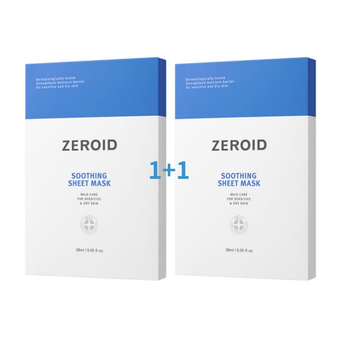 【5+5】スージング シート マスク 28ml*10枚