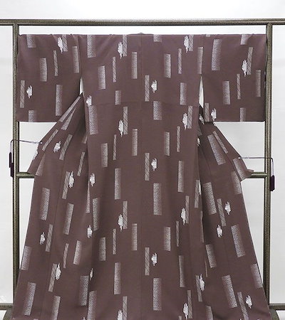 1970's チェッカー ブロック デザイン ウッド レコード キャビネット