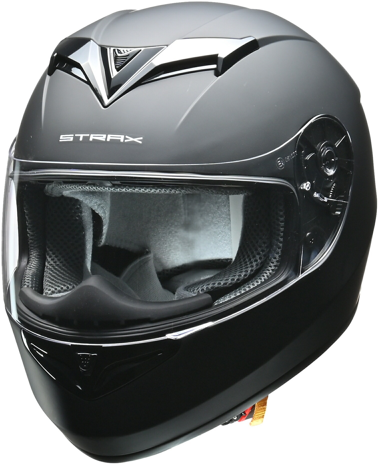 リード工業 (LEAD) バイク用 フルフェイス ヘルメット STRAX SF-12 マットブラック Lサイズ (59-60cm未満)