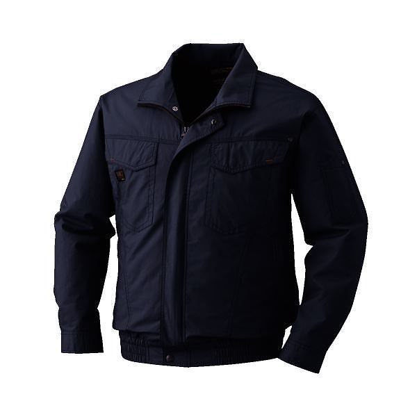 空調服 綿薄手長袖タチエリブルゾン リチウムバッテリーセット BM-500TBC69S2 チャコール M