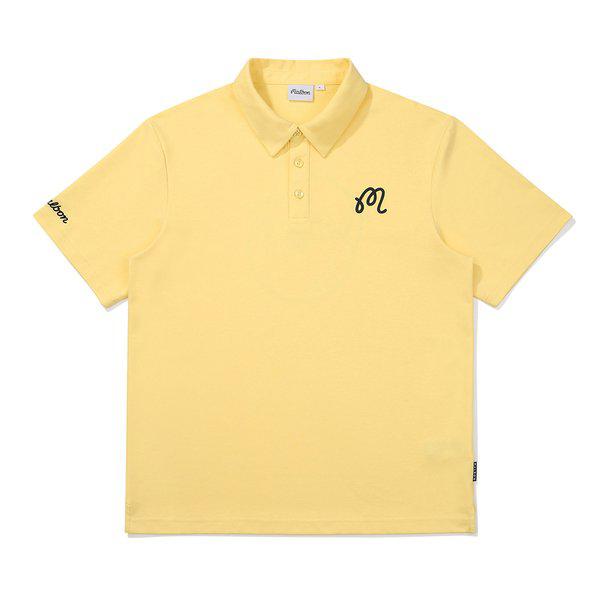 [マルボン公式] 背面バケットポイントカラーTシャツ YELLOW