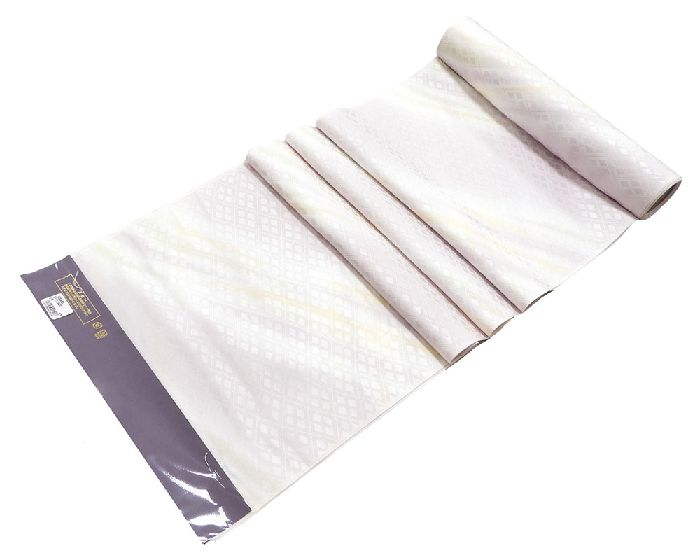 長襦袢 新品 正絹 斜段模様 綸子ぼかし 長襦袢 絹 反物 未仕立 着物 i1259