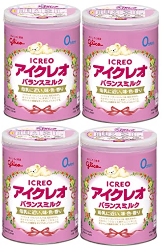 アイクレオ バランスミルク 800g4缶 粉ミルク ベビー用【0ヵ月1歳頃】