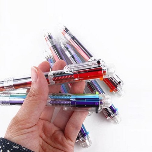透明な基本的な多色ボールペンx 20の学校のオフィス役所筆記用品の学用品のグループのギフトのプロモーション 5,806円