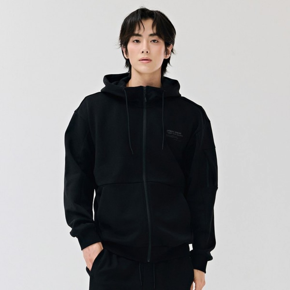 (チェースカルト) メンズスリーブポケットパーカージップアップ-DERK4313B03